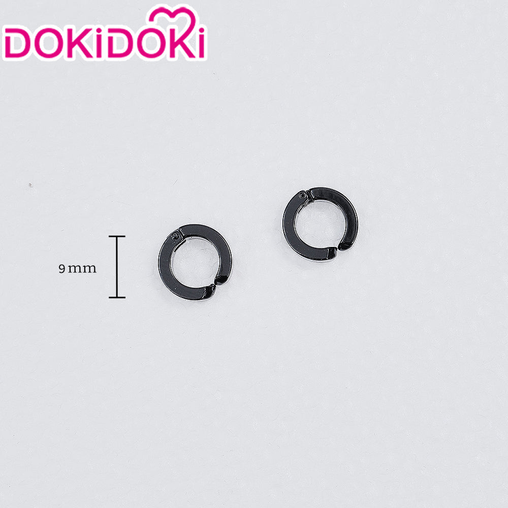 【Ready For Ship】DokiDoki Game Honkai: Star Rail Cosplay Silver Wolf / Silver Wolf LV.999 SP Wig Sliver Blue Gradient Pony Tail / Glasses / Ear Clip
