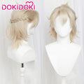 【Ready For Ship】【Front Lace】DokiDoki Game Genshin Impact Cosplay Albedo Wig