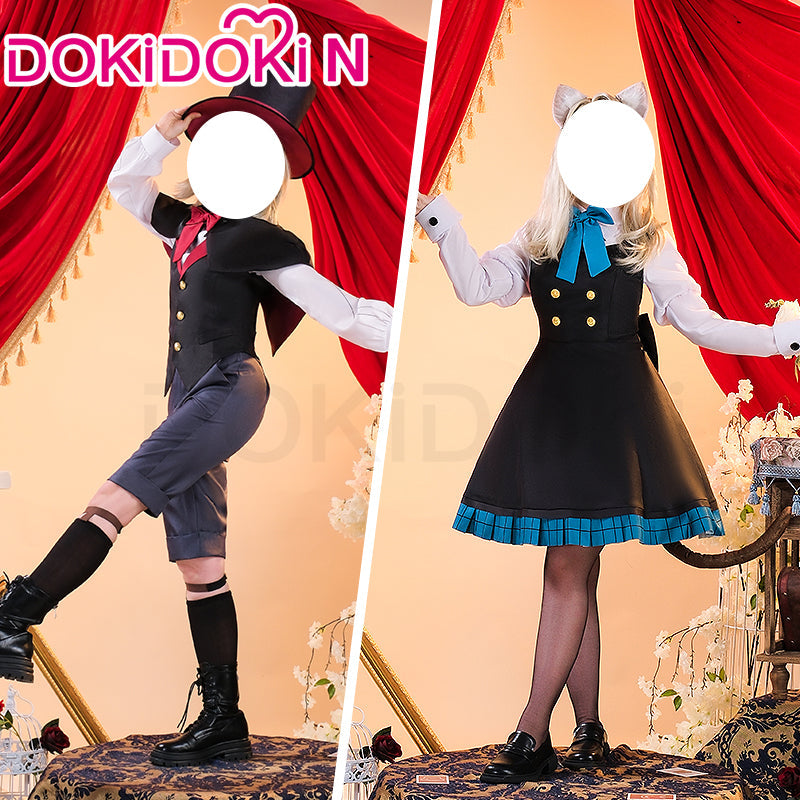 【Ready For Ship】【Last Batch】【Size XS-3XL】DokiDoki-N Game Genshin Impact Cosplay Kid Lyney / Lynette Costume Fontaine Young Ver.