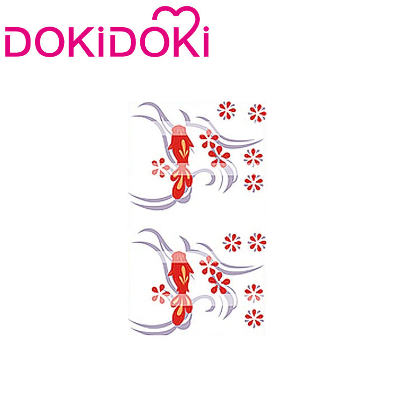 【In Stock】DokiDoki Game Genshin Impact Cosplay Yoimiya / Baal / Xiao / The Greater Lord Rukkhadevata Nahida Cosplay Tattoo