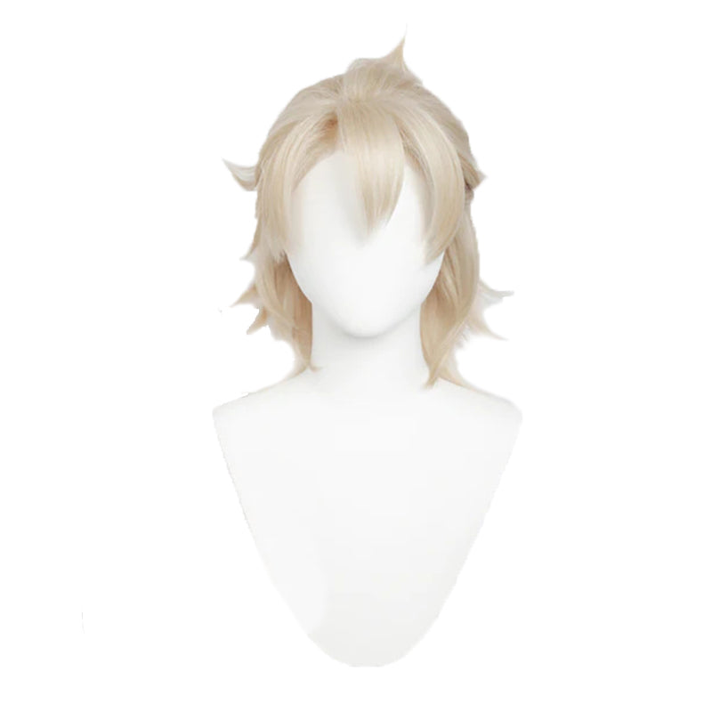 【Ready For Ship】【Front Lace】DokiDoki Game Genshin Impact Cosplay Albedo Wig