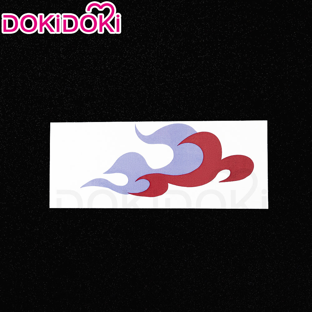 【Partially Ready For Ship】DokiDoki Game Honkai: Star Rail Cosplay Acheron/ Second Form Wig Long Straight Purple/ Grey Gradient Hair/ Tattoo Stickers