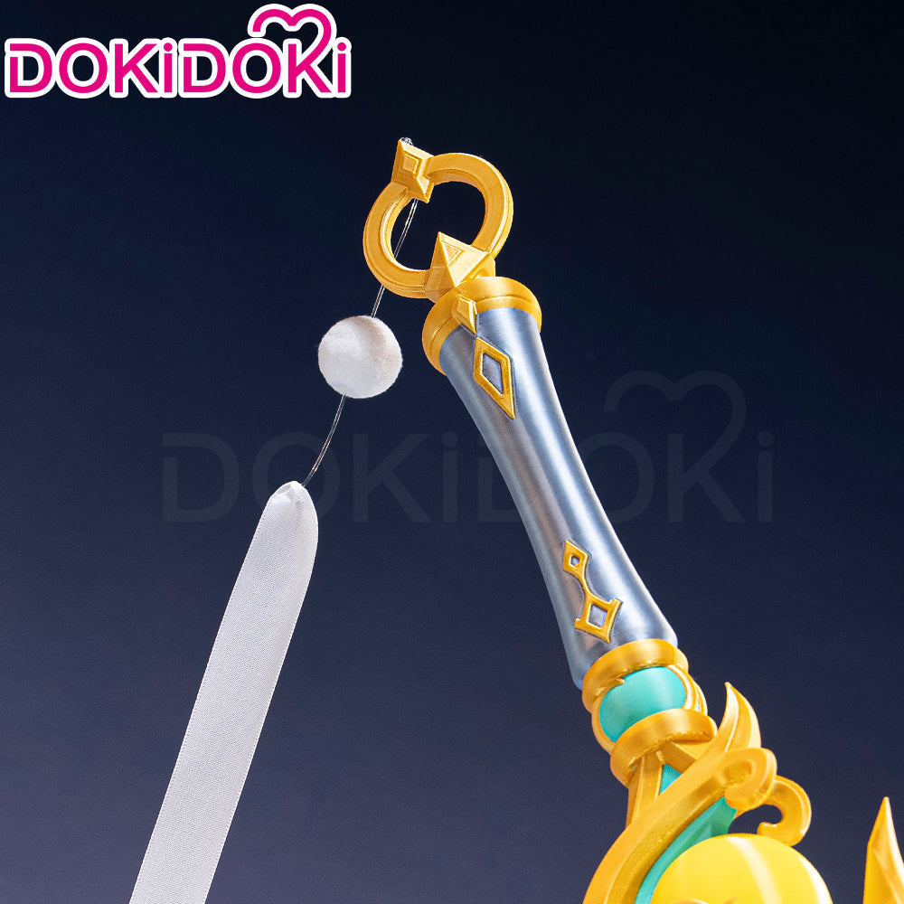 DokiDoki Game Genshin Impact Cosplay Zi Bai Sword Prop White Horse Adeptus Zibai Luna IV