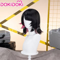 【Partially Ready For Ship】DokiDoki Game Zenless Zone Zero Cosplay  Ellen Joe Wig / Hair Clip / Earring / Hairband Short Black Red Highlight Hair