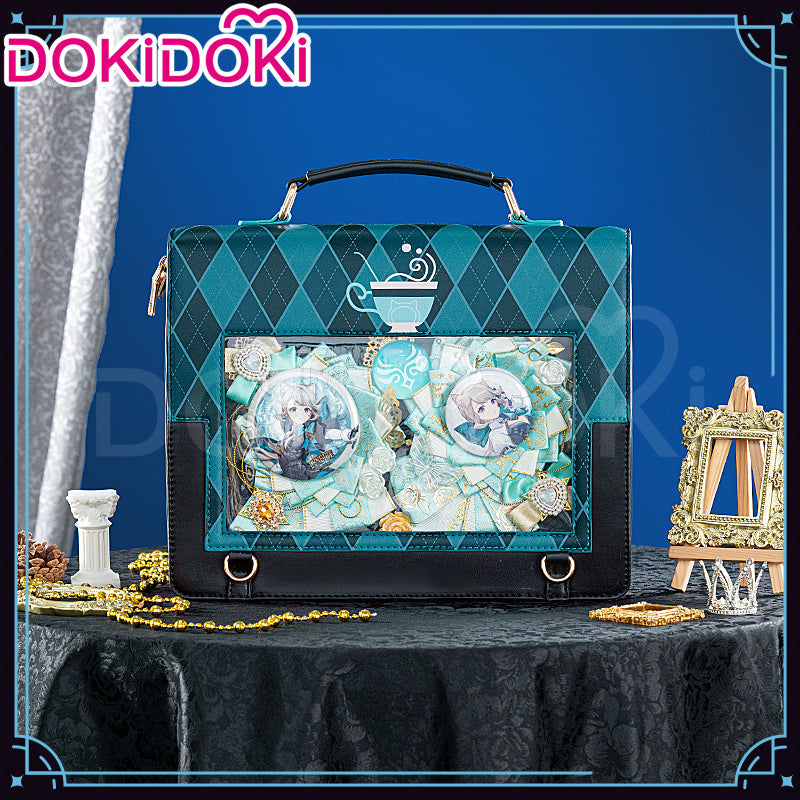 【In Stock】DokiDoki Game Genshin Impact Cosplay Lynette Itabag Ita Bag / Badge Holder
