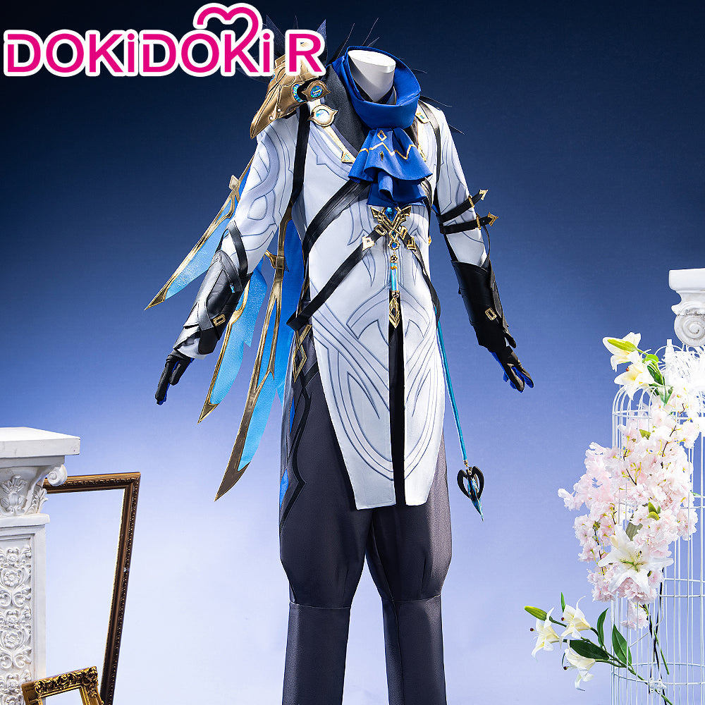 【Ready For Ship】【Size XS-2XL】DokiDoki-R Game Genshin Impact Fatui Harbinger Cosplay  Il Dottore Costume