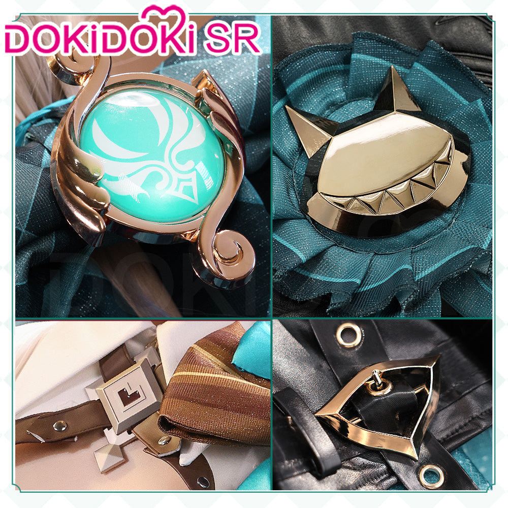 【US/EU LOCAL SHIPPING】DokiDoki-SR Game Genshin Impact Cosplay Lynette Costume Fontaine