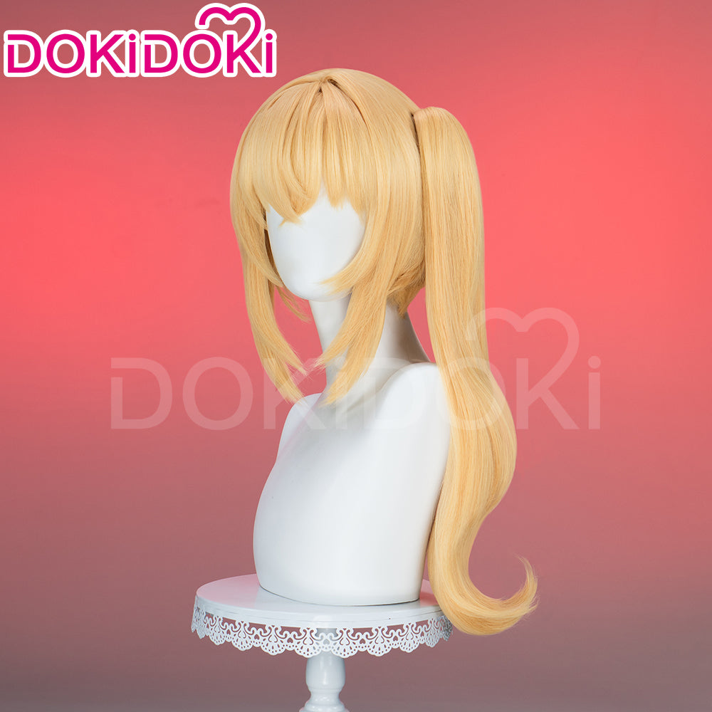 【Ready For Ship】DokiDoki Game Zenless Zone Zero Cosplay Lucy Wig Long Curly Orange Hair