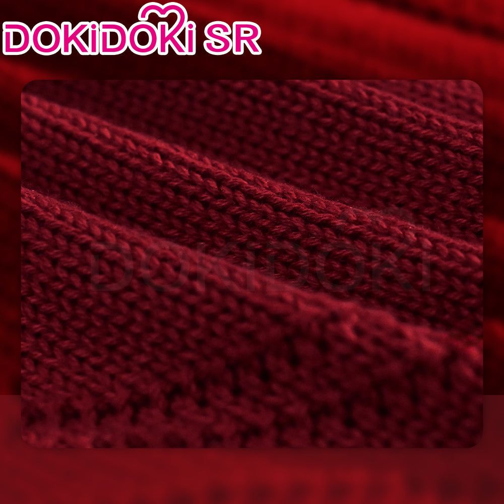 【Ready For Ship】DokiDoki-SR Game Love and Deepspace Cosplay Rafayel Costume Red Maple Leaves Red Sweater