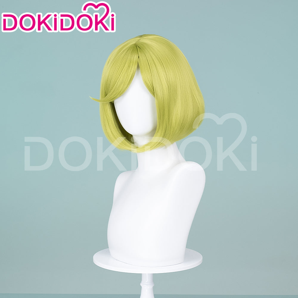 【Ready For Ship】DokiDoki Anime Witch Hat Atelier Cosplay Coco Cosplay Wig Short Straight Green