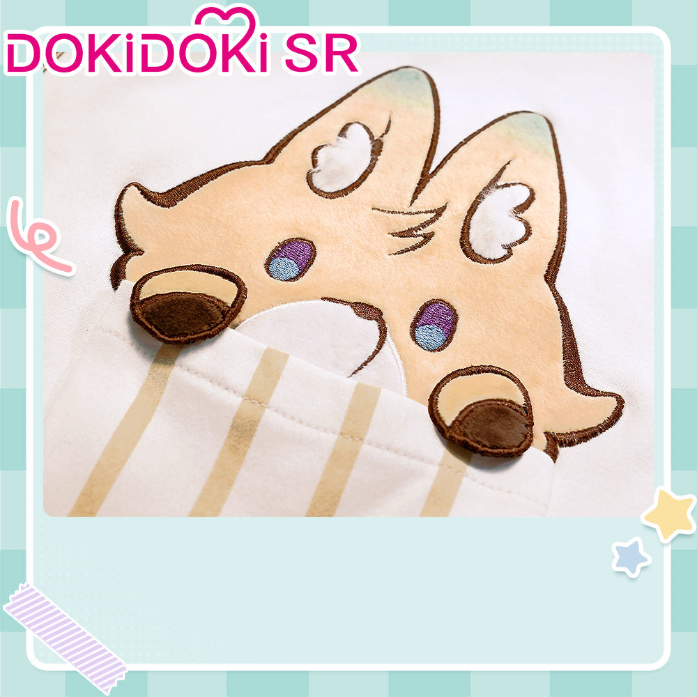 【Ready For Ship】【Free Eye Mask 】DokiDoki-SR Game Genshin Impact Cosplay Aventurine Shajin Costume Long / Short Sleeve Pants / Shorts  Pajamas Casual Wear