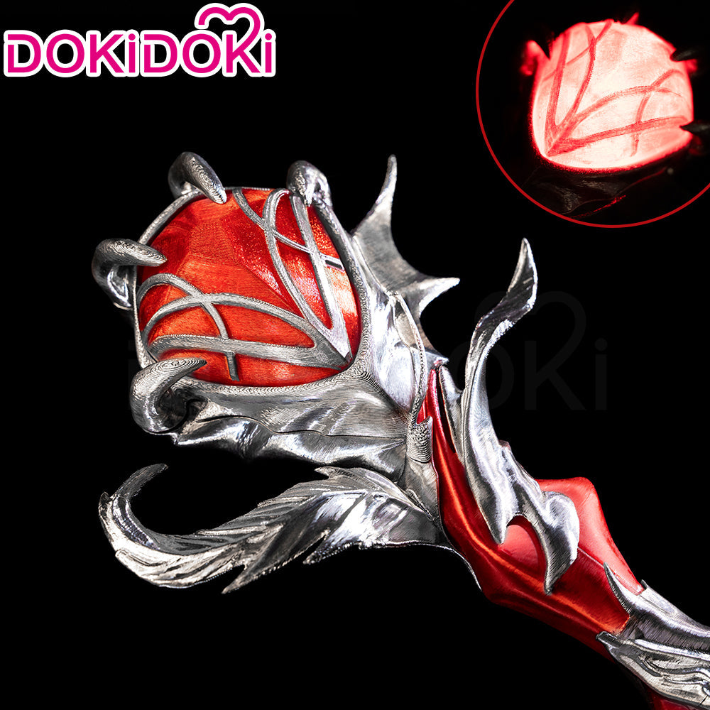 DokiDoki Game Love And Deepspace Cosplay Sylus Crimson Departure Scepter Prop Crimson Rapture Crimson Feast Silverwing Fiend
