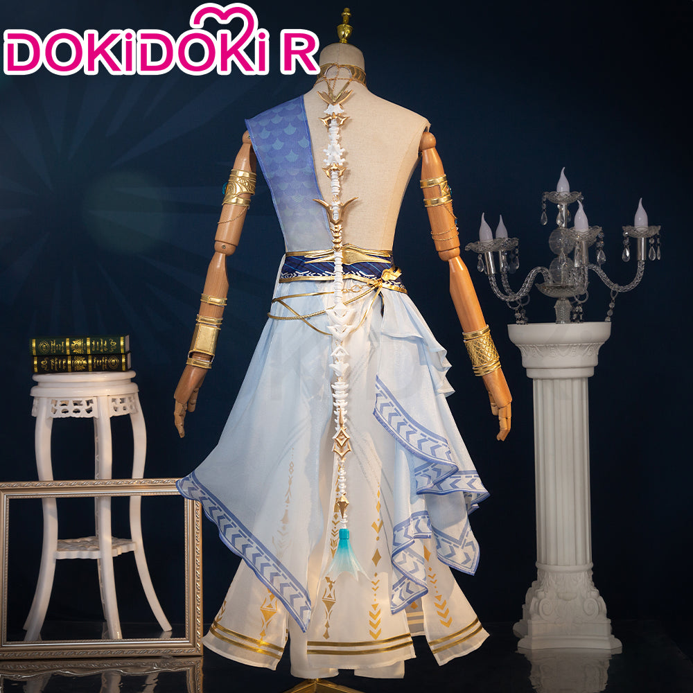 【Partially Ready For Ship】【Size S-2XL】DokiDoki-R Game Love and Deepspace Cosplay Forgotten Sea Rafayel Costume / Tattoo God of the Tides