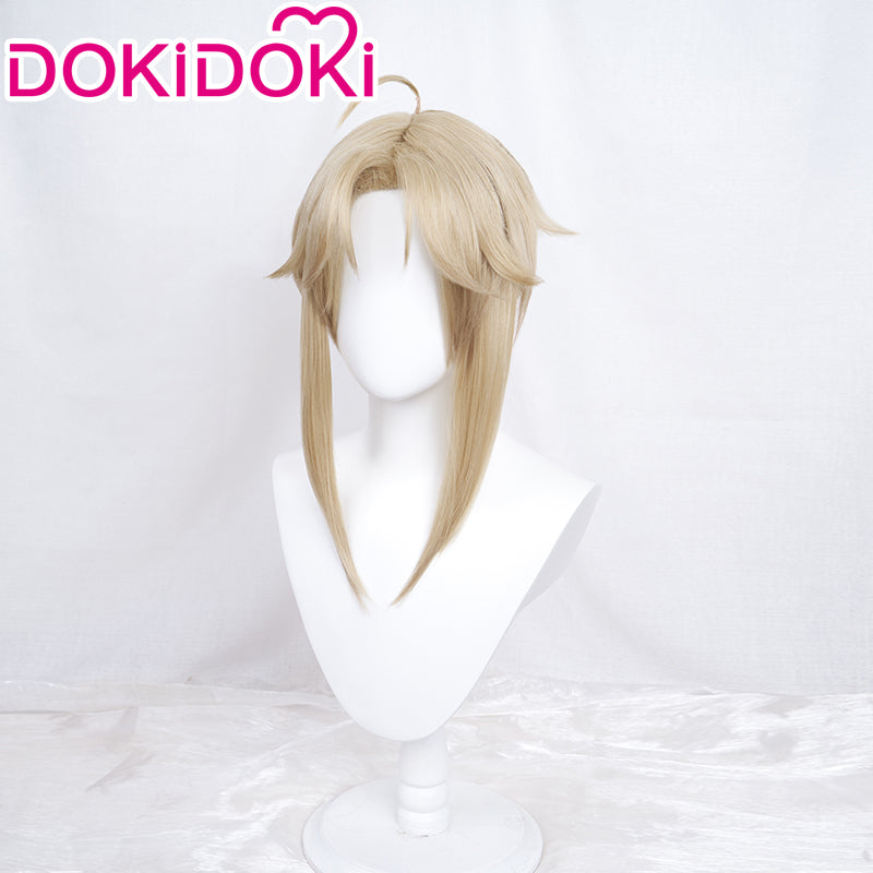 【Ready For Ship】DokiDoki Game Honkai: Star Rail Cosplay Yanqing Cosplay Wig Long Silver/ Ear Clip Yan Qing