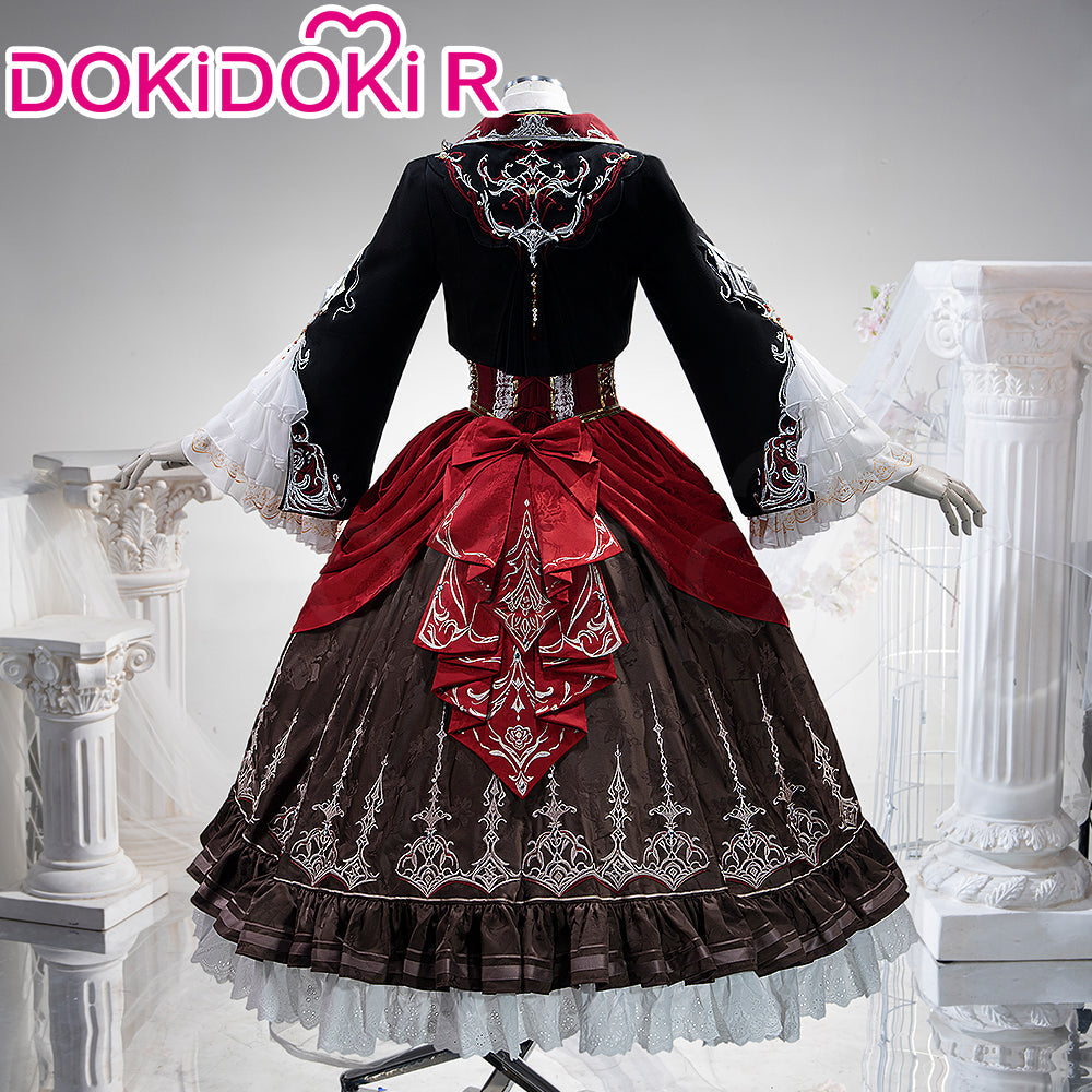 【Partially In Stock】【Size S-2XL】DokiDoki-R Game Love And Deepspace Cosplay Protagonist MC Silverwing Fiend Costume Crimson Feast Sylus