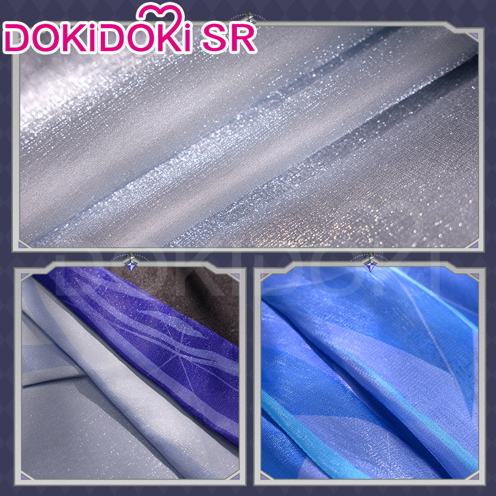 【EU Local Shipping】【Size S-2XL】DokiDoki-SR Game Genshin Impact Cosplay White Skirk Costume