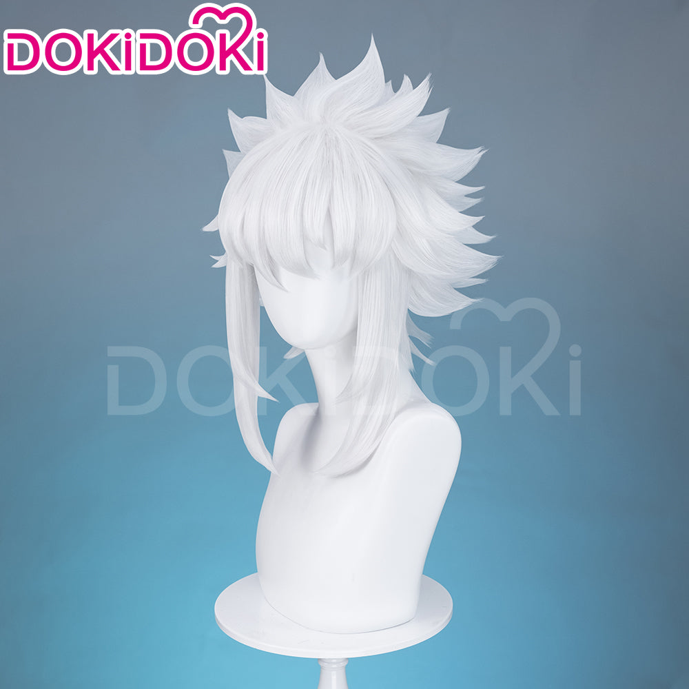 【Ready For Ship】DokiDoki Game Zenless Zone Zero Cosplay Soukaku Wig Short Straight White Hair