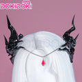 【Partially In Stock】DokiDoki Game Love And Deepspace Cosplay Protagonist Main Character / Sylus Prop Horns Abyssal Shadow Headwear Abysm Sovereign Companion Headwear
