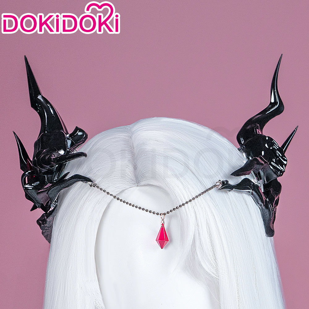 【Partially In Stock】DokiDoki Game Love And Deepspace Cosplay Protagonist Main Character / Sylus Prop Horns Abyssal Shadow Headwear Abysm Sovereign Companion Headwear