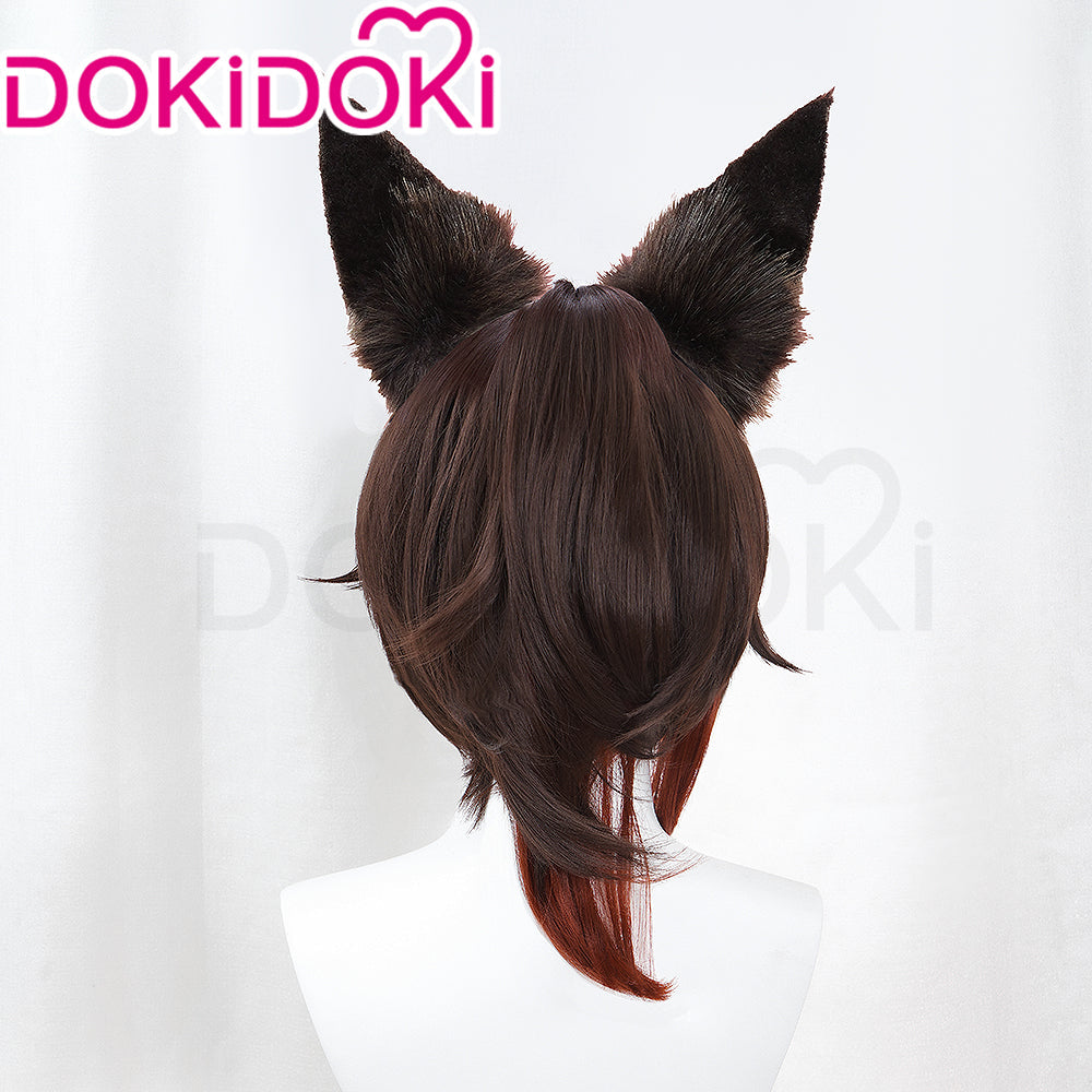 【Partially Ready For Ship】DokiDoki Game Honkai: Star Rail Cosplay Wig Tingyun / Ting Yun Fugue / Wig / Ear Brown