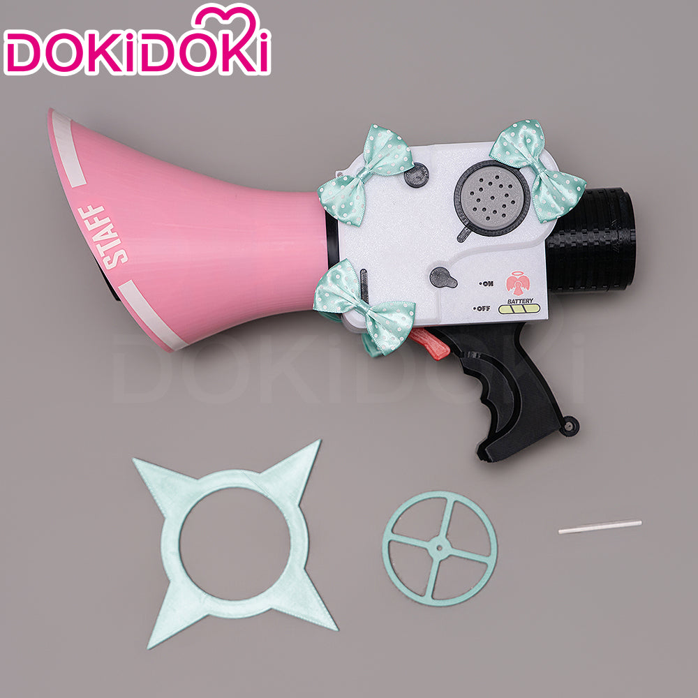 DokiDoki Game Zenless Zone Zero Cosplay Sunna Prop Pink Green Megaphone Angels of Delusion ZZZ