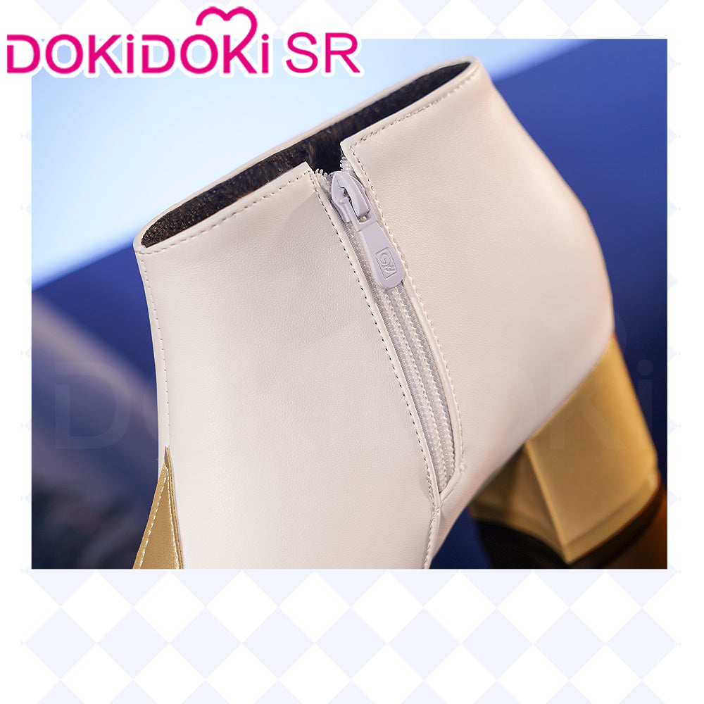 【Ready For Ship】【7 Diffrent Lights】【Short Ver. Shoes Last Batch】DokiDoki-SSR Game Genshin Impact Traveler Lumine Cosplay Costume Ying /Shoes