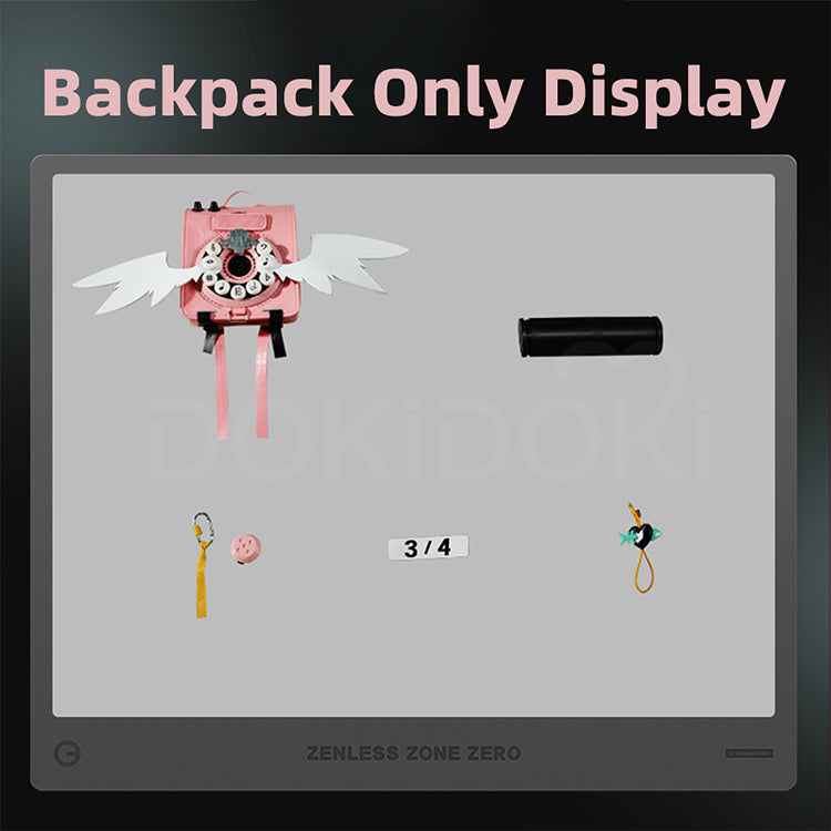 【Costume Ready For Ship】【Size S-2XL】DokiDoki-R Game Zenless Zone Zero Cosplay Sunna Costume / Backpack ZZZ Chinatsu Remiel Angels of Delusion