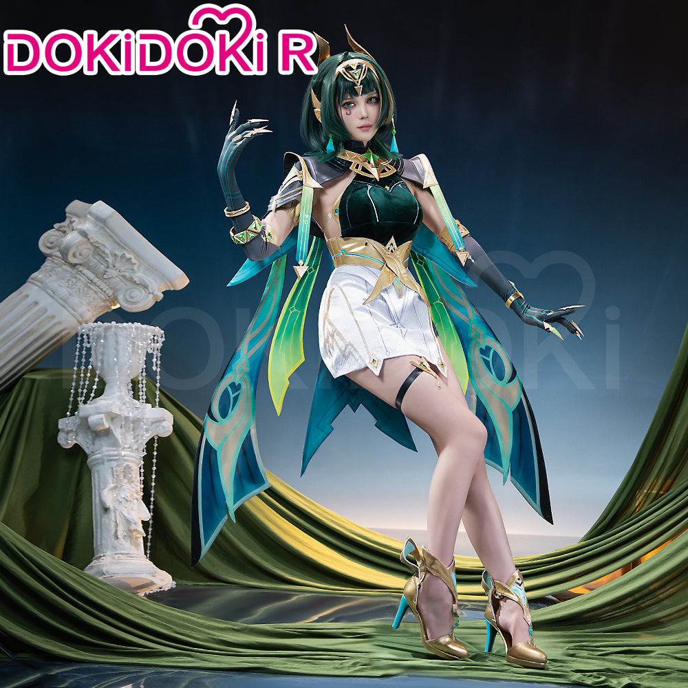 【US Local Shipping】【Size XS-2XL】DokiDoki-R Game Genshin Impact Cosplay Nefer Costume Song of the Welkin Moon Nod Krai