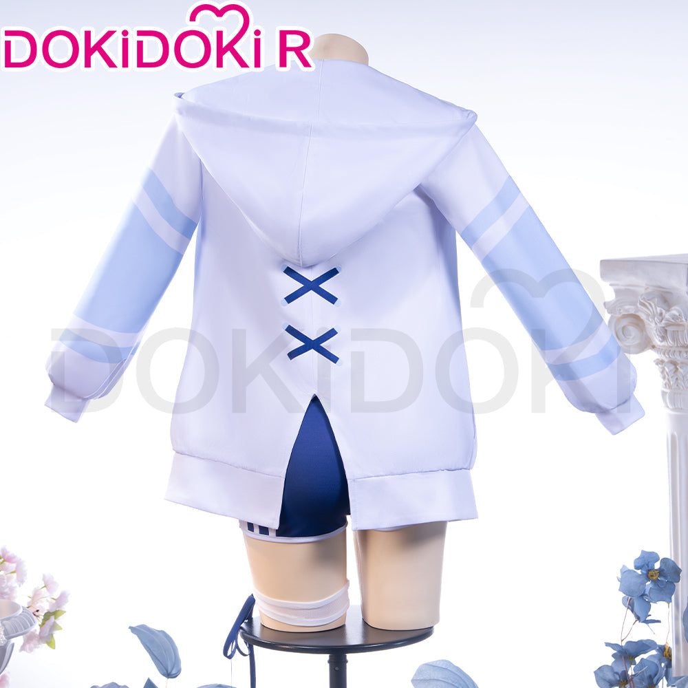 【Size S-2XL】DokiDoki-R Anime Game Cosplay Costume Summer Outfit Cute