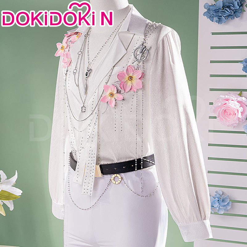【In Stock】【Size M-3XL】 DokiDoki-N Game Love And Deepspace Cosplay Sylus / Xavier / Zayne / Rafayel  / Caleb Costume Spring and Flowers Tops Only