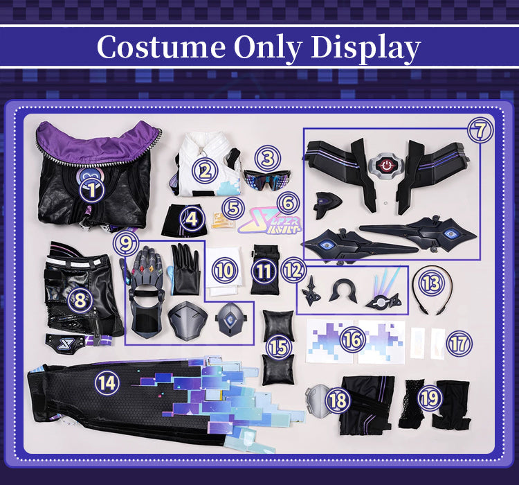 【Partially Ready For Ship】【Size S-2XL】 DokiDoki-R Honkai: Star Rail Cosplay Silver Wolf SP Costume Planarcadia