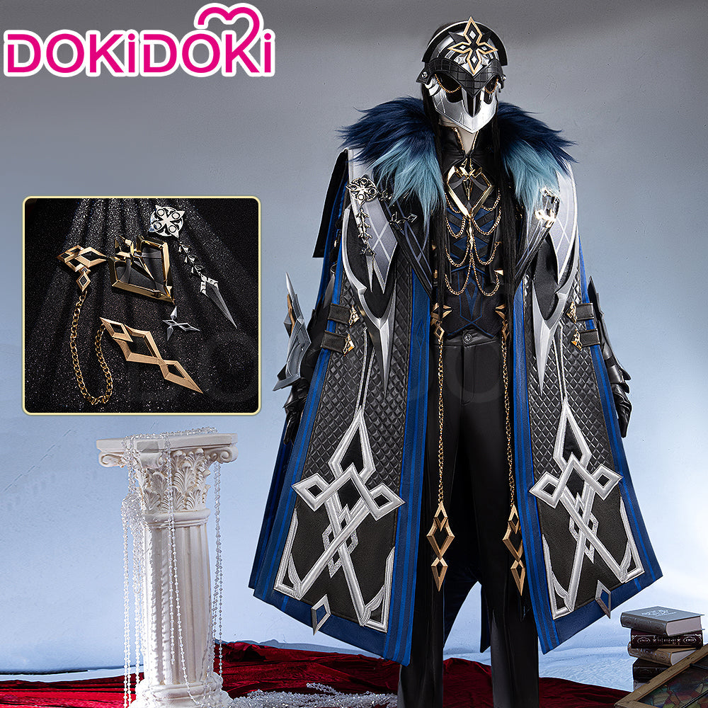 【Partially Ready For Ship】【Size S-4XL】DokiDoki Game Genshin Impact Cosplay II Capitano Costume The Captain / Cape