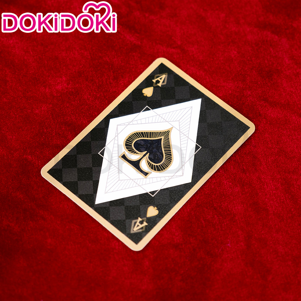 【Ready For Ship】DokiDoki Game Honkai: Star Rail Cosplay Aventurine Wig / Ear Clip / Hat / Bracelet Short Straight Yellow Hair Shajin/ Tattoo Stickers / Glasses Sunglasses / Poker Prop