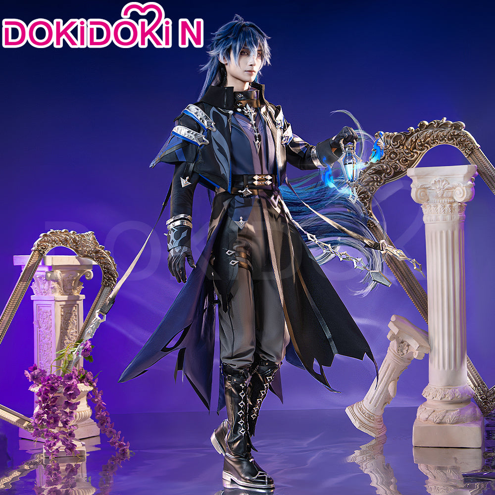 【Ready For Ship】【Size S-3XL】DokiDoki-N Game Genshin Impact Cosplay Flins Costume Song of the Welkin Moon Kyryll Chudomirovich Flins Nod Krai Halloween