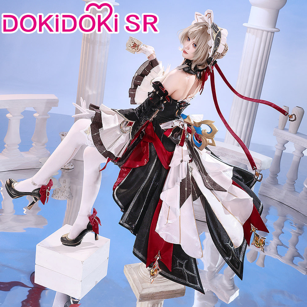 【Size S-3XL】DokiDoki-SR Game Genshin Impact Cosplay Sandrone Costume Marionette Gacha Banner Image Halloween