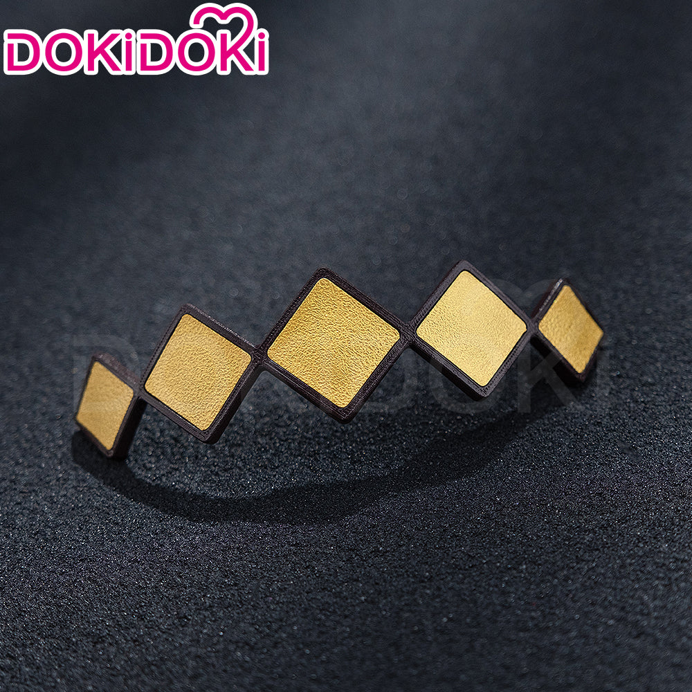 【Ready For Ship】DokiDoki Game  Cosplay Wig / Tail Long Straight Gray Hair / Headwear