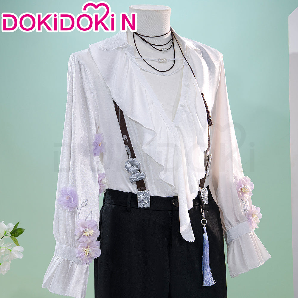 【In Stock】【Size M-3XL】 DokiDoki-N Game Love And Deepspace Cosplay Sylus / Xavier / Zayne / Rafayel  / Caleb Costume Spring and Flowers Tops Only