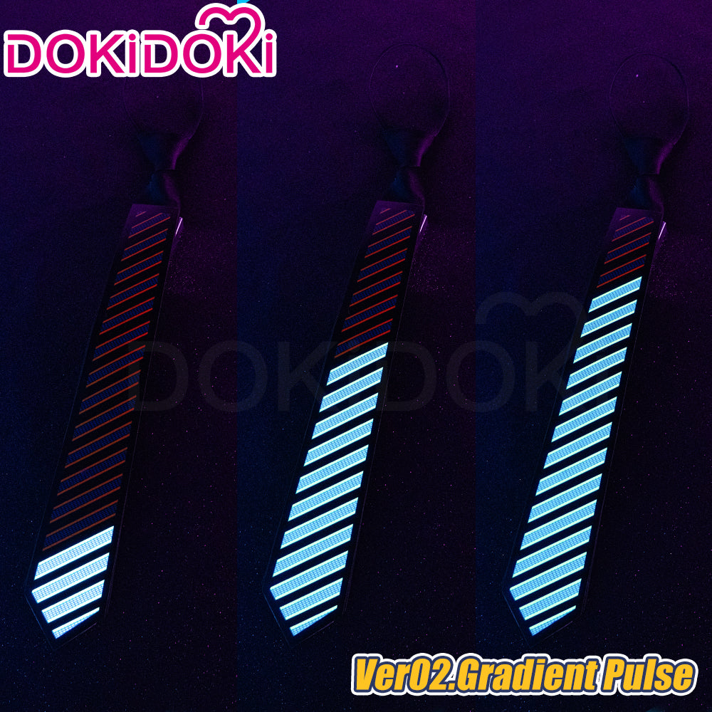 【In Stock】DokiDoki Tie LED Technological Sense Dance Party Performance Decoration
