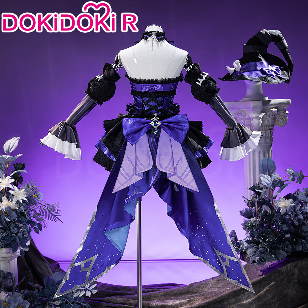 DokiDoki-R Game Genshin Impact Cosplay Miliastra Wonderland Luna II Legendary Set Skin Halloween Costume