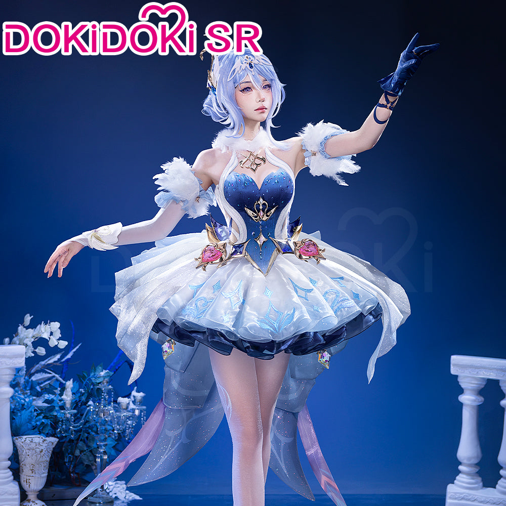 【Confirmed】$5 Deposit =10% OFF Coupon DokiDoki-SR Game Genshin Impact Cosplay Odette Costume Snezhnaya