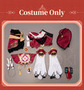 【Size S-2XL】DokiDoki-R Game Genshin Impact Cosplay Yanfei Costume Yan Fei