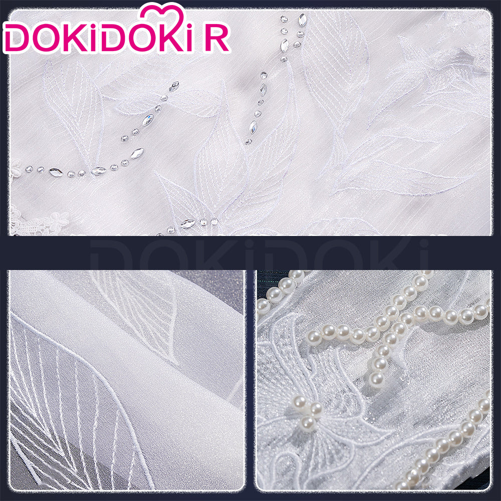【Size S-2XL】DokiDoki-R Game Love And Deepspace Cosplay Protagonist MC Sylus Costume Alternative Darkborne Wedding Dress