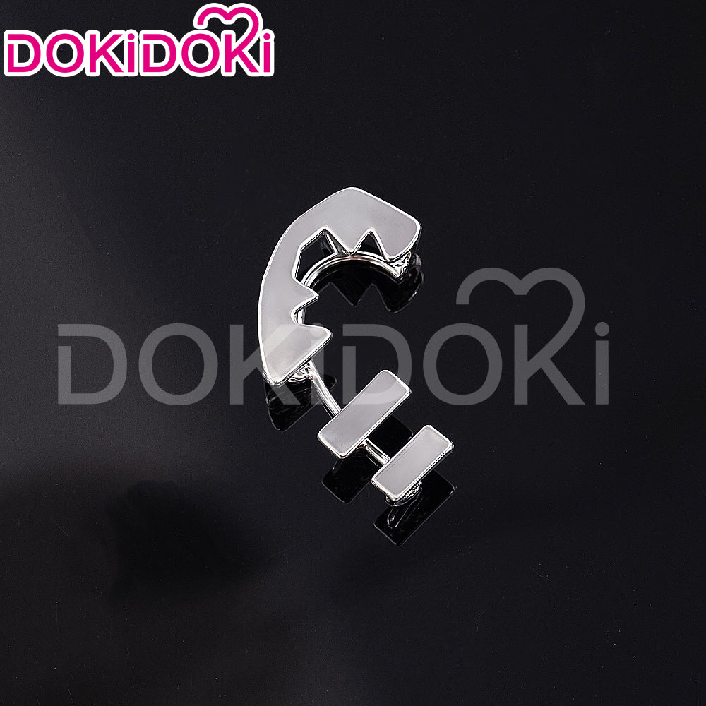 【Partially Ready For Ship】DokiDoki Game Zenless Zone Zero Cosplay  Ellen Joe Wig / Hair Clip / Earring / Hairband Short Black Red Highlight Hair