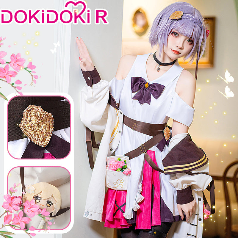 【Ready For Ship】DokiDoki-R Game Genshin Impact Cosplay Noelle Cosplay Custome Doujin