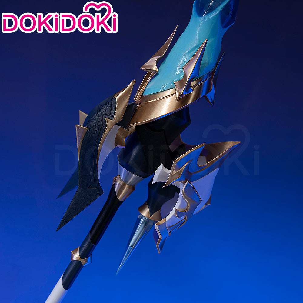 【Glowing】DokiDoki Game Genshin Impact Cosplay Lohen Prop Disaster and Remorse Spear