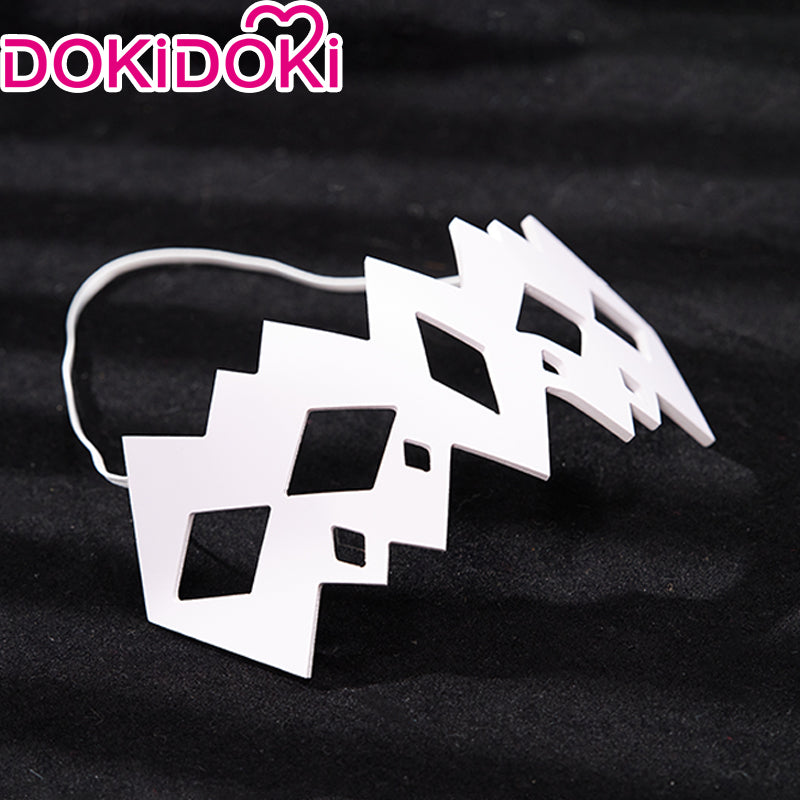【In Stock】DokiDoki Game Genshin Impact Cosplay Fatui Harbinger Damselette Columbina Mask
