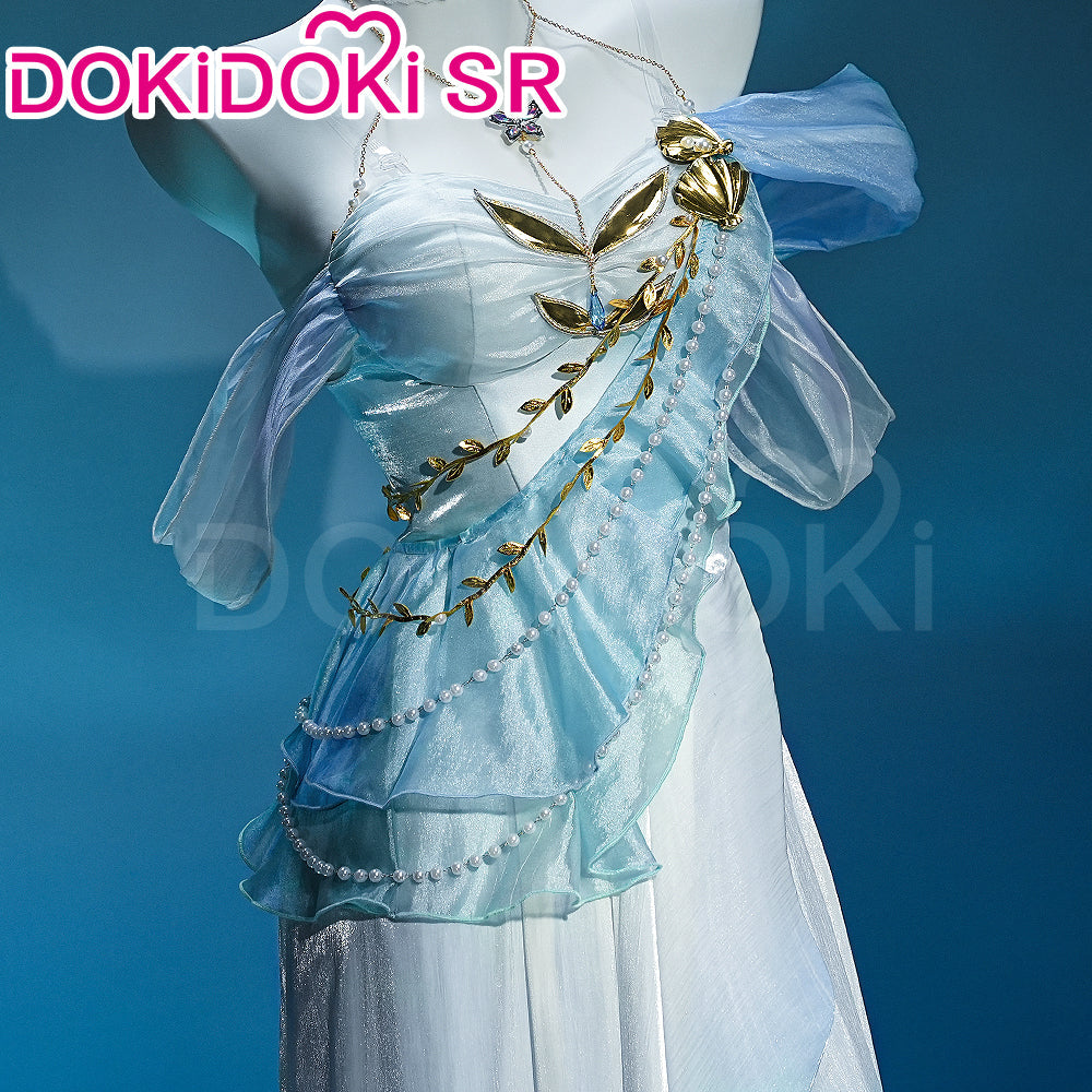 DokiDoki-SR Game Genshin Impact Furina Costume Tideheart Doujin Focalors Fontaine Doujin