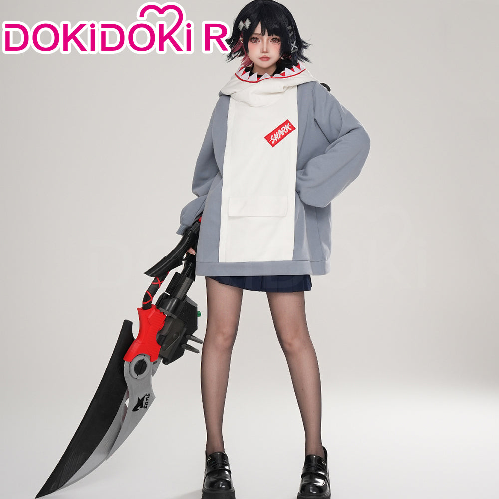 【Size S-2XL】DokiDoki-R Game Zenless Zone Zero Cosplay Bangboo Eous / Sharkboo Costume / Pnats Doujin Hoodie Coat Padded Jacket ZZZ Casual Wear