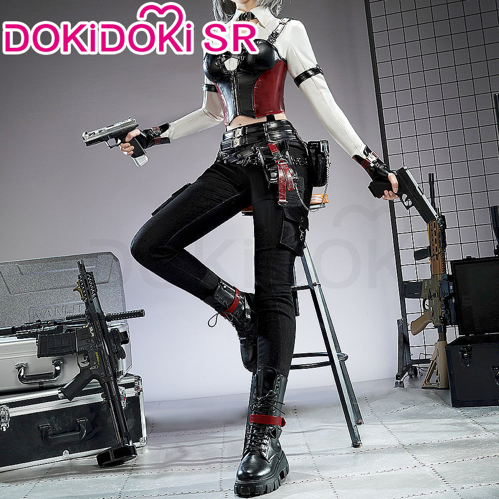 【Partially Ready For Ship】【Shoes Last Batch】DokiDoki-SR Game Love and Deepspace Cosplay Protagonist Costume Deepspace deep space Hunter Outfit / Shoes Halloween