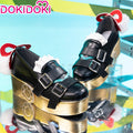 【Partially Ready For Ship】DokiDoki Game Zenless Zone Zero Cosplay Dialyn Shoes Black Gold ZZZ
